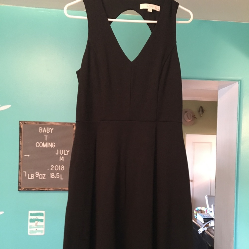 Loft A-Line Little Black Dress